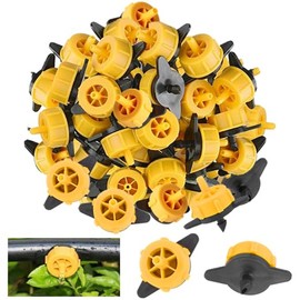 100 Piece Garden Irrigation System Set, Automatic Drip Irrigation Sprinkler, 2 l/h, Pressure Regulating Drip Emitter, Adjustable Drip Irrigation, Micro Connections for Drip Irrigation in the Garden