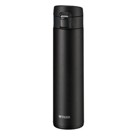 Tiger Water Bottle, 20.3 fl oz (600 ml), One-Touch, Lightweight, Stainless Steel Bottle, Vacuum Insulated, Hot or Cold Retention, Black MKA-K060KK