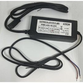 hqtelecom 24V Replacement Electronic Ballast for Ultraviolet (UV) Lamps with Visual Alert Led for Bulb On/Off