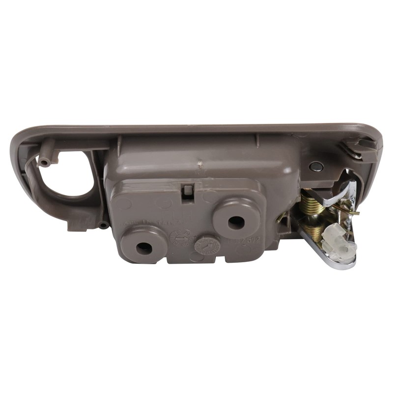 TRQ Front Left Interior Door Handle Chrome & Taupe Drivers