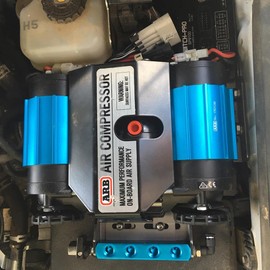 Air Compressor Mount for 2005-2009 4th Gen Toyota 4Runner | V8 | Made in The USA | Rago Fabrication | Compatible with ARB Single & Twin Air Compressor | On-Board Air System