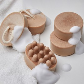 Mamer Lifting Massage Cleansing Bar Round Foam Cleansing Soap / 마메르 리프팅 마사지 클렌징바 원형 폼클렌징 비누