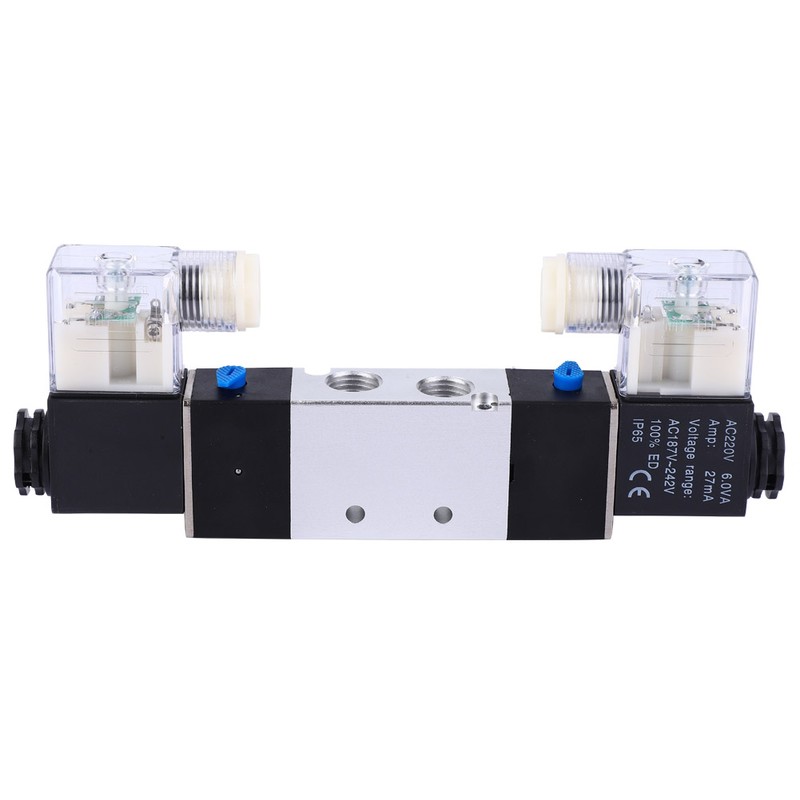 4V220-08 1/4" Inlet Outlet 1/8" Exhaust Pneumatic Solenoid Air Valve