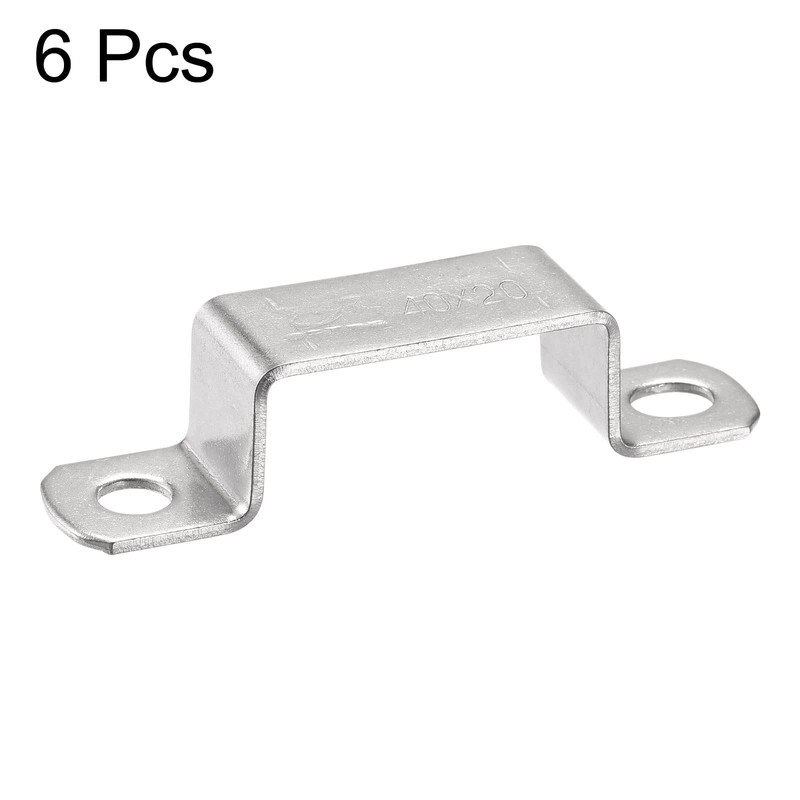 uxcell U Shaped Connector Bracket 18 x 41.5mm 304 Stainless