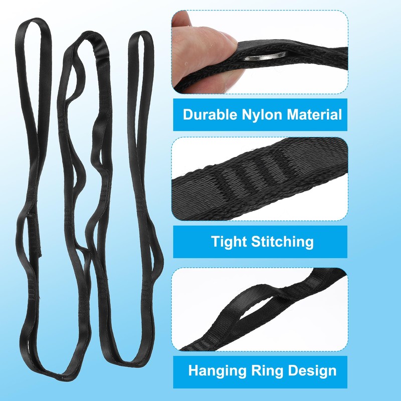 PATIKIL 71 Inch Daisy Chain Straps, 4 Pack Strong Climbing