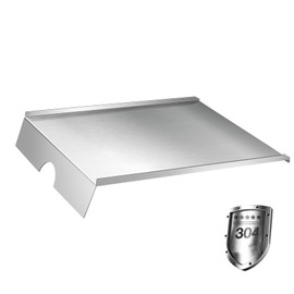 Dozont 304 Stainless Steel Drip Pan Heat Baffle Replacement for Traeger 22 Series,Pro 575,Traeger BCA070 BAC012 BBQ07C and Lil' Tex,Lil' Tex Elite,Lil' Tex Pellet Smoker Grills Parts