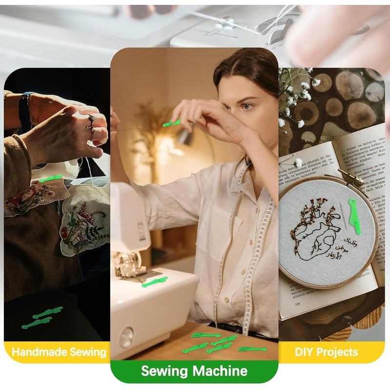 10 Pcs Fish Mouth Automatic Sewing Needle Threader - Easy-to-use