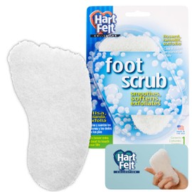 HartFelt Foot Exfoliating Sponge | Chemical-Free Foot Scrubbers for Smooth & Soft Feet | Gentle Sponge Pad for Callus Removal, Dead Skin & Cleansing | Made in USA - 1 Count