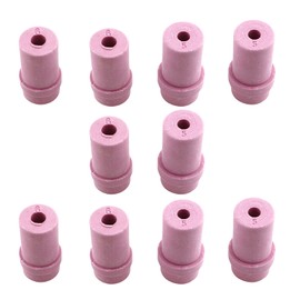 E-outstanding 10 Pcs Ceramic Sandblast Nozzle Air Sandblaster Tips for Pneumatic Blasting, 5 Pcs 5mm Inner Diameter and 5 Pcs 6mm