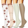 CHARMKING Compression Socks for Women and Men Circulation (4 Pairs)15-20