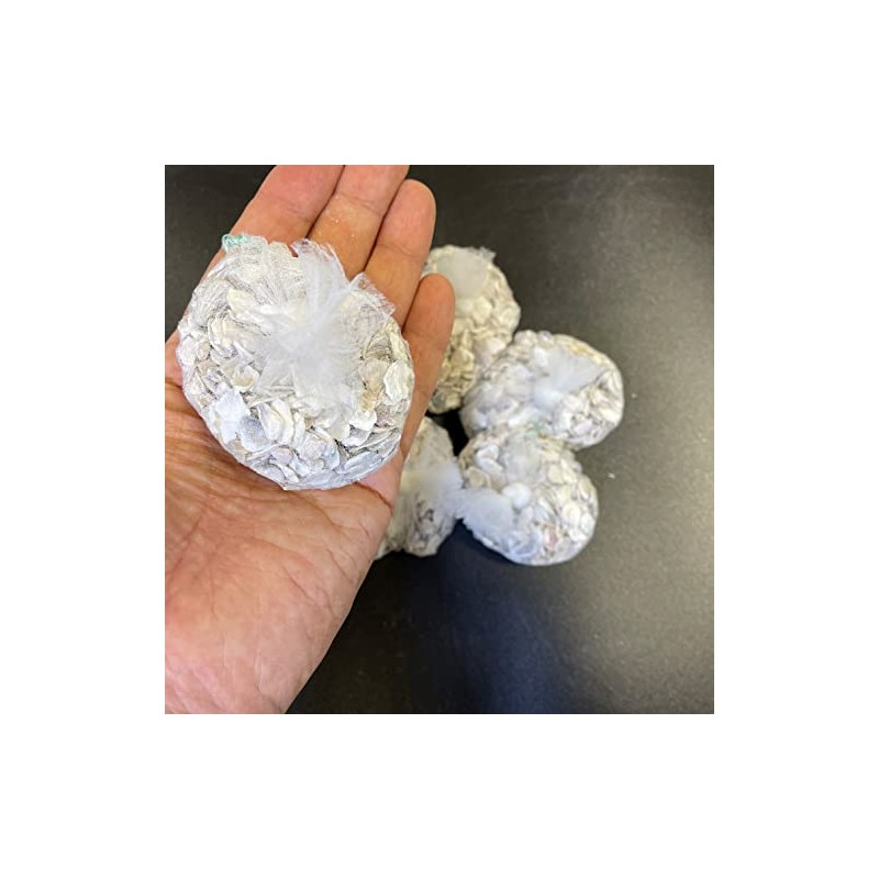 Waka Sterilized Clean Oyster Shells 5 Bags Aquarium Filter Material