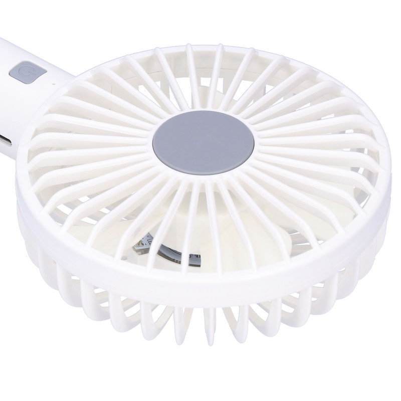 White Donut Shaped Small Fan Portable LED Night Light with