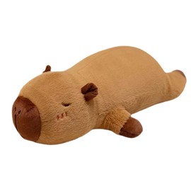 Capybara Plush Toy, 50 cm Capybara Long Cushion Giant Cute Capybara Cuddly Toy Capybara Plushies Dolls Capybara Plush Cushion Long Super Soft Stuffed Toy Plush for Children Home Decoration