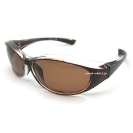 SPEED ADDICT BIKER SHADE WIND GUARD (BROWN/CLEAR x POLARIZED BROWN)