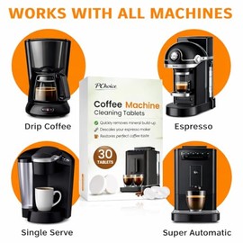 Coffee Machine Cleaning Tablets - Descale & Restore Flavor
