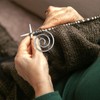 6Pcs Spiral Cable Knitting Needle, Cable Needles for Knitting, Metal