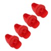4 Sets DIY Chicken Feeder Rain Proof Poultry Feeder Port