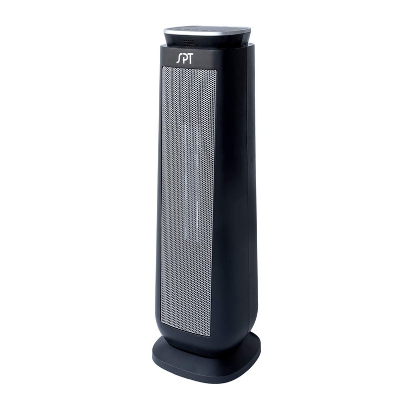 SPT SH-1515: Tower Ceramic Heater with Timer and Remote, black