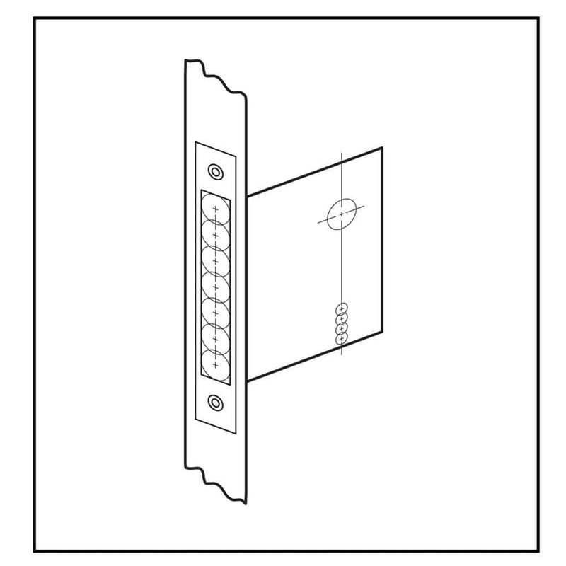 1 Pack Mortise Keyed Lock Set with Classic Knobs, Perfect