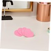 TOVINANNA 60pcs Compressed Facial Sponges Heart Shaped Cellulose Cleaning Puff