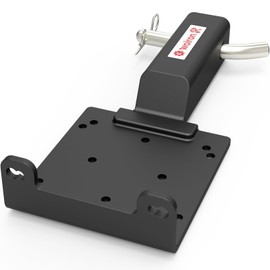 Universal 2" Receiver Trailer Hitch Winch Mount Plate ,Winch Mounting Bracket,Winch Mounting Plate (Balck)