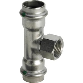 Viega 2317.2 Te Sanpress 2317.2 Diameter 22 x 1/2 x 22 Stainless Steel