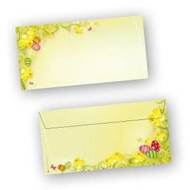 Envelopes Windowless Easter 2-Sided (Pack of 50 DL Envelopes with Fun – Includes 2 x. 2 Easter Easter Postcards