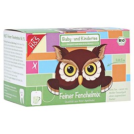 H&S Organic Baby and Children's Tea Fine Fennel Mix Colour 20 x 1.5 g