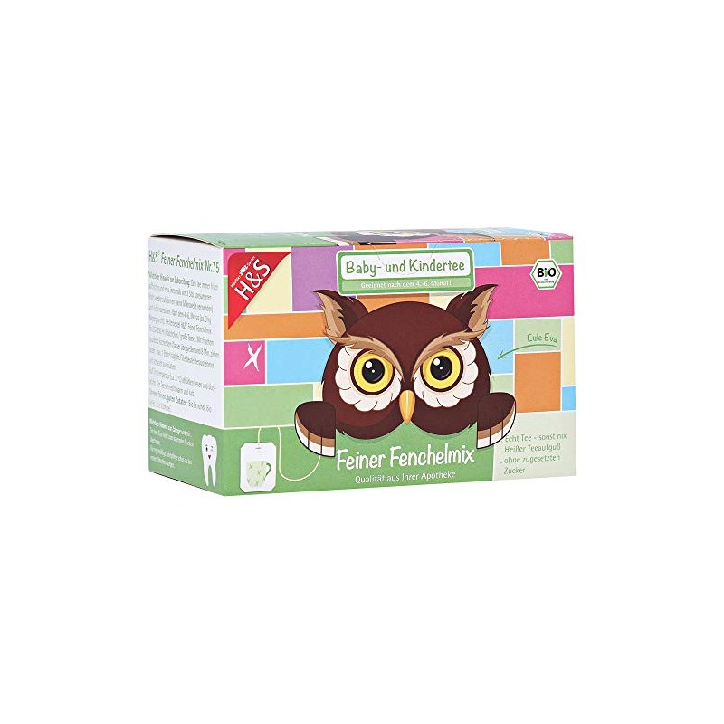 H&S Organic Baby and Children's Tea Fine Fennel Mix Colour