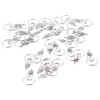 hobbyhub 100Pcs Antique Silver Lamp Light Bulb Charms Pendants for