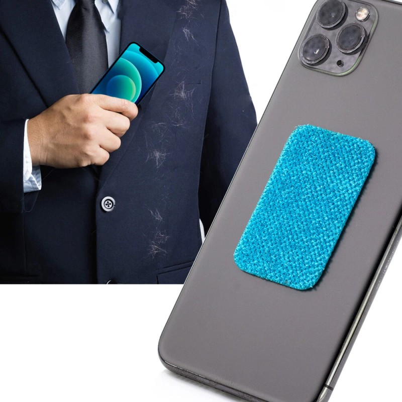 Fuzz Busta Adhesive Lint Brush Pad/Roller - Blue/Small (4cm x