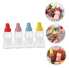 iplusmile 8Pcs Mini Bear Sauce Bottle Cute Condiment Containers for