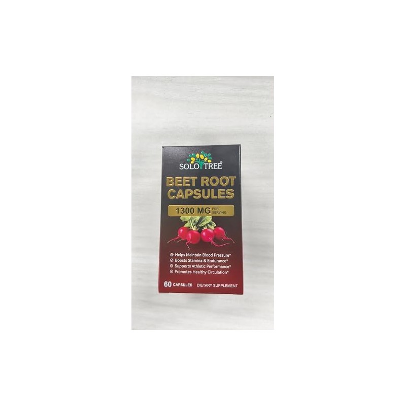 BAOXIAOBEN Beetroot Capsules 1300mg, Beetroot Powder for Endurance Support &