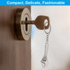 PATIKIL Mini Spanner Wrench Keychain, 2 Pack Multifunctional Hardware Tool