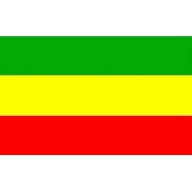 Perfectflags Ethiopia Flag 5ft x 3ft Large - 100% Polyester - Metal Eyelets - Double Stitched