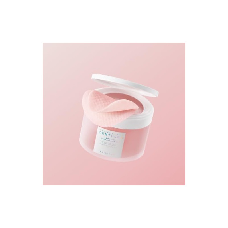 Skin1004 Madagascar Centella Poremizing Clear Ampoule Pad, Minimizador de Poros,