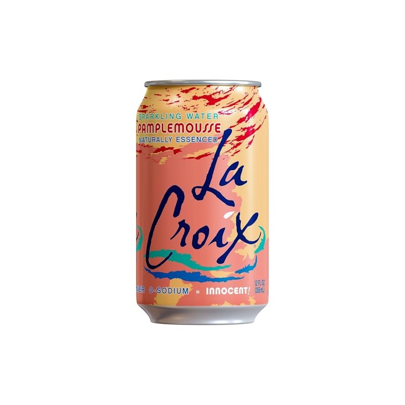Lacroix Grapefruit Flavored Sparkling Water, 12