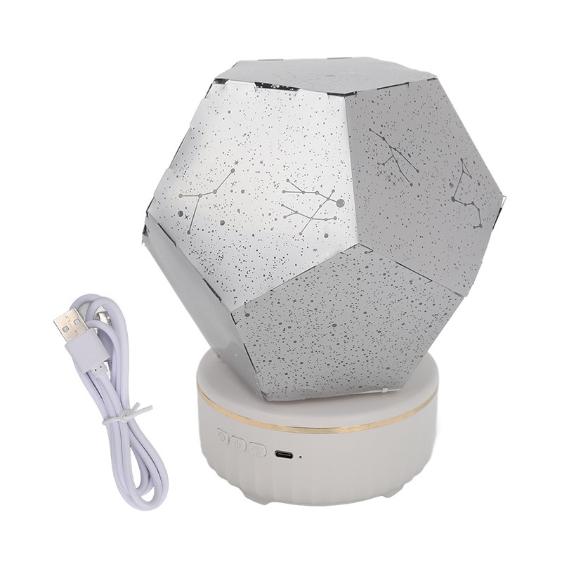 Star LED Night Light Projector USB Rechargeable Blue Light Projector