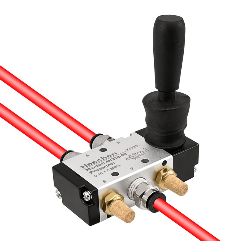 Heschen Pneumatic Hand Pull Mechanical Valve 4H210-08 2 Position 5