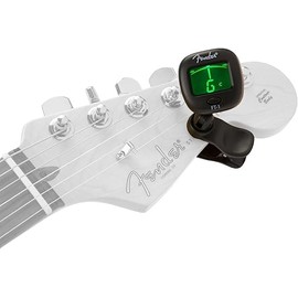 FenderMusical FT-1 Professional Clip-On Chromatic Tuner, Green Display