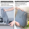 Dish Drying Mat, Silicone Drying Mat for Kitchen Counter, Collapsible