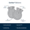 Gerber - Conjunto de gorra y manoplas para niñas, azul,