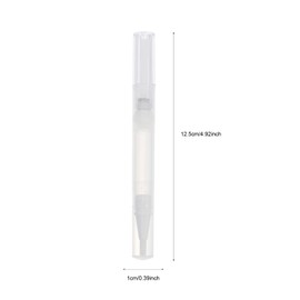 FOMIYES 10pcs Nail Nutrition Oil Pens Transparent Empty Cuticle Applicators for Even Makeup Ergonomic Design Easy to Use for Makeup Liquids and Lip Gloss Applications