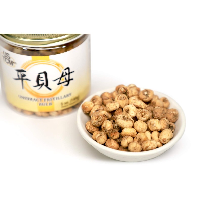 Unibract Fritillary Bulb Ping Bei Mu Sulfur-Free 平貝母 無熏硫 (5oz)