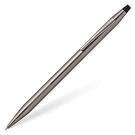 Cross Classic Century Titanium Grey Micro Knurl and Brushed Titanium Grey PVD - Lápiz de 0,7 mm