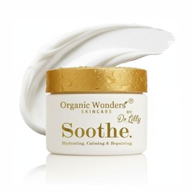 Soothe by Organic Wonders – Organic Skin Relief Cream for Dry, Itchy & Sensitive Skin – With Organic Cacao, Aloe Vera & Vitamin E – Gentle, Fragrance-Free For All Ages (50ml)