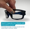 BLUE CUT Sports Protection Goggles, Photochromic Lenses Safety Glasses for