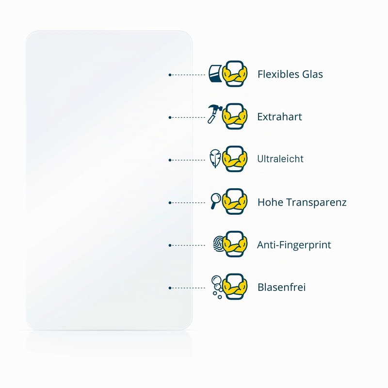 BROTECT Pack of 3 Protective Glass for Garmin Instinct 3