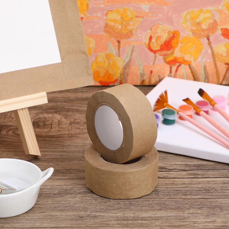 TEHAUX 2 Rolls Water Activated Tape Line Picture Frame Tape