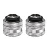 sourcing map 2pcs Water Cooling Adapter G1/4" Thread to 14mm